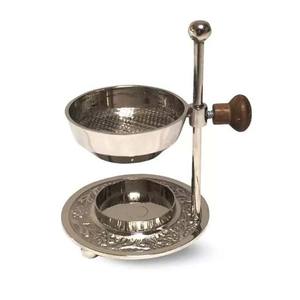 Quemador de Incienso de Latón con Acabado Plateado y Perilla de Madera Ajustable, Porta Fragancias para Decoración del Hogar y Uso Aromático - Product Image 2