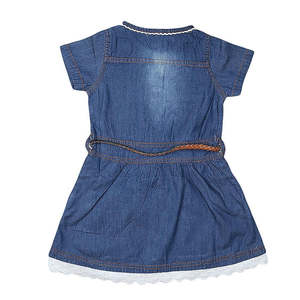 Top de Mezclilla para Niñas - Azul Oscuro - Azul Oscuro - Product Image 2