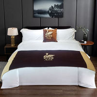 Ensemble de literie de luxe de haute qualité, écologique, en coton, polyester, microfibre, antistatique, personnalisable, 4 pièces, taille King/Queen