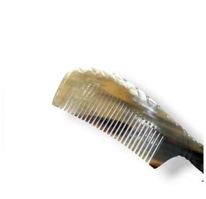 Peine de Cuerno de Búfalo Natural Ecológico Hecho a Mano, Dientes Finos, Antiestático, Masajeador, Engrosador de Cabello, Producto de Exportación Blatant - Product Image 1
