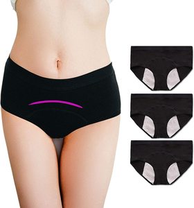2025 nouvelles femmes taille basse étanche respirant maille physiologique pour culotte imperméable tricoté impression G-String sportif - Product Image 1