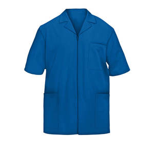 Vestes de travail pour infirmières et personnel hospitalier, en tissu Oxford à manches courtes, avec fermeture éclair, logo personnalisé imprimé, détection des aiguilles, hiver - Product Image 4