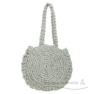 Borsa con tracolla in macramè verde mare fatta a mano con tracolla Eco-Boho all'ingrosso finlandia germania Sweden Iceland - Product Image 5