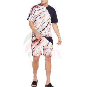Ensemble T-Shirt et Short pour hommes, lettres imprimées, Short d'été et T-Shirt/T-Shirt décontracté avec Short, ensembles de Streetwear de marque pour hommes - Product Image 1