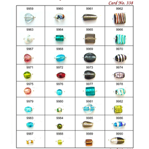 Handmade Attractive Millefiori Flat Multicolor Lining Glass Beads for Jewelry Making and Bracelet Making <b>Accessory</b> for Jewelry - Product Image 3