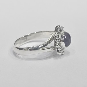 925พลอยคาลซิโดนีสีเทาธรรมชาติคุณภาพ AA สีเงินสเตอร์ลิงทำด้วยมือดีไซน์เนอร์สำหรับงานแต่งงานที่มีเอกลักษณ์ไม่เหมือนใคร - Product Image 5