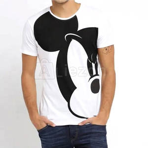 Vente directe d'usine T-shirts imprimés pour hommes T-shirts imprimés pour hommes surdimensionnés légers en stock - Product Image 4