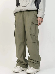 Pantalones de hombre de material de algodón éxito de ventas pantalones cargo hombre ropa de trabajo pantalones últimos diseños pantalones cargo tendencia hombre OEM - Product Image 4