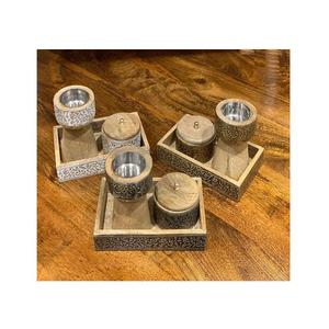 Ensemble de 2 brûleurs Mabkhar de taille et de forme personnalisées Brûleur Mabkhar en bois design pour fournisseur de gros - Product Image 5