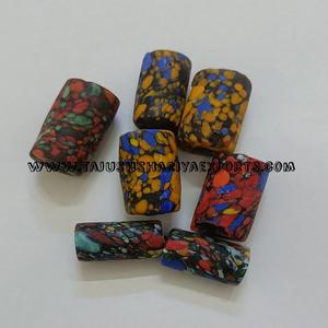 Best Quality White Oval Shape Crystal Glass Handmade Multi-Color Chevron Jewelry Making Available <b>Black</b> Red Tajushshariya - Product Image 4