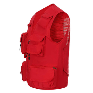 Gilet de pêche décontracté et tendance pour homme, respirant, col en V, idéal pour les activités de plein air, gilet de pêche performant pour homme - Product Image 3
