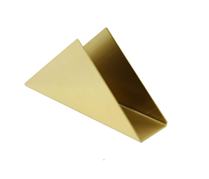 Home Basics Soporte de papel tisú de mesa de acero inoxidable La mejor oferta para servilletero de metal para boda Restaurante Divertido - Product Image 5