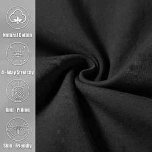 กางเกงวอร์มผ้าฝ้ายลายทางสำหรับผู้ชายกางเกงวิ่งฟิตเนสวิ่งแบบลำลองผ้ายืดเอวสูงด้านหน้าแบน - Product Image 5