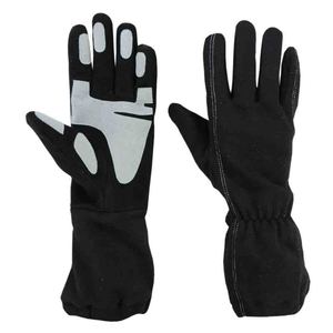 Durable Sports <b>Car</b> Racing Gloves for Adults Custom Logo Black & White Color for Outdoor Activities & Cycling Latest Design - Product Image 3