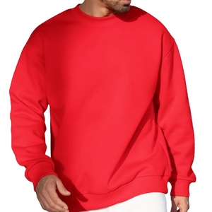 Sweat-shirt d'hiver en molleton doux à col rond pour homme, personnalisable avec logo, en tissu de fitness, mélange de coton respirant, qualité supérieure - Product Image 1