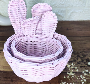 MEILLEUR VENDEUR-Ensemble de vente en gros 2 paniers de rangement pour cadeaux de bonbons de Pâques paniers en jonc de mer produits les plus vendus en usine fabriqués au VIETNAM - Product Image 2