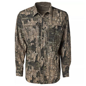 Veste de chasse en toile à manches longues pour homme, imperméable, coupe-vent, respirante, pour le sport, le camping en plein air, camouflage noir Python - Product Image 5
