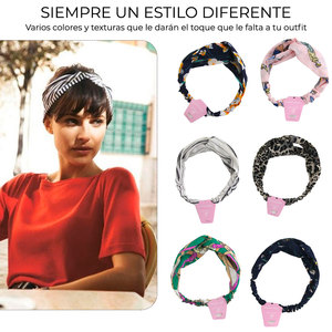 Bandeau turban avec ressort, accessoire confortable et élégant pour la tête - Product Image 2