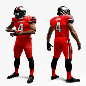 Uniforme de football américain personnalisé de haute qualité OEM sublimation maille équipe de football américain ensemble de maillots - Product Image 3