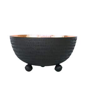 Elegant Modern Design Copper <b>Serving</b> <b>Bowl</b> for Fruits Snacks or Decor in Dining & Living Rooms or Weddings - Product Image 1