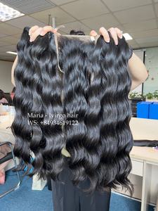 ผมกัมพูชาแบบธรรมชาติเป็นลอน 100% แท้ จัดเรียงเกล็ดผมอย่างเป็นธรรมชาติ ขายส่งแบบเวอร์จิน ไม่ผ่านการแปรรูป  แบบสกินเวฟท์ 9A เรมี่ ขนาด 10-50 นิ้ว - Product Image 4