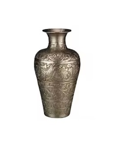 Iron Brass Eco-Friendly Coastal Modern Design Hand Crafted Bidri Antique Flower <b>Vase</b> for Home Office Wedding Decor - Product Image 1