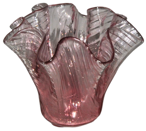 Décoration d'intérieur de luxe Tammaro Home Meta Pink Murano Glass, design artisanal italien haut de gamme - Product Image 4