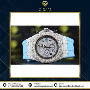Suministro directo de fábrica Configuración automática elegante Iced Out Diamond Relojes para hombre disponibles a un precio asequible - Product Image 3