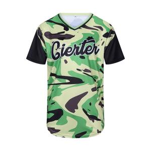 Fabricant de maillots de baseball personnalisés en gros, fournisseur OEM, kit d'équipe, maillot en tissu haute performance avec broderie ou impression - Product Image 1