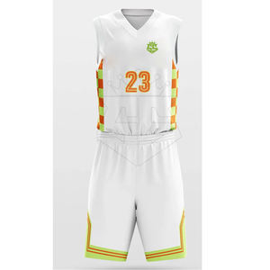 Uniforme de baloncesto reversible personalizado para jóvenes al aire libre recién llegados, uniforme de baloncesto deportivo hecho a medida - Product Image 4