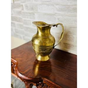 เหยือกทองเหลืองลายดอกไม้สีทองสำหรับตกแต่งบ้านสำหรับตกแต่งบ้านเหยือก India-1LTR ทันสมัยเป็นมิตรกับสิ่งแวดล้อมออกแบบได้ตามต้องการ - Product Image 3