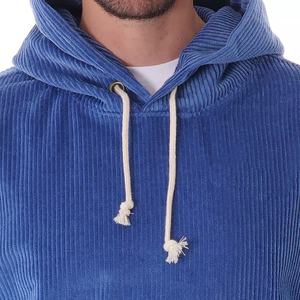 Custom Logo Top Quality Streetwear Fashionable <b>Thick</b> Cotton Heavyweight Over Sized <b>Men</b> Winter Corduroy <b>Hoodies</b> - Product Image 4