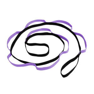 Correa de Estiramiento para Yoga, Cinturón de Rehabilitación, Bandas Elásticas de Fitness, Bandas de Resistencia Segmentadas para Ejercicios de Asistencia y Resistencia - Product Image 3