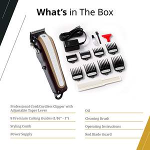 Herramienta Profesional de Corte de Cabello Inalámbrica de 5 Estrellas para Legend, Alto Rendimiento, 100 Minutos de Autonomía, Batería de Iones de Litio de 2500 mAh, Alimentación USB - Product Image 4