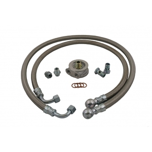 Kit di installazione del refrigeratore d'olio 1/2" V2A, con termostato - Product Image 1