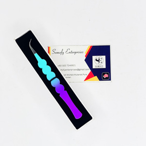 Pince à épiler professionnelle d'extension de cils Meilleurs embouts de fibres Cils Isolation incurvée Pince à épiler Marque privée Pince à cils - Product Image 3