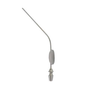 Tubo de Succión Manual Reutilizable Frazier, Instrumento Médico para Cirugía ORL, Acero Inoxidable, Uso Hospitalario - Product Image 1