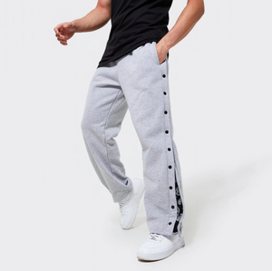 Pantalon de survêtement évasé personnalisé pour hommes Jogging décontracté en coton avec ceinture élastique Streetwear du Bangladesh coupe moyenne ample pour l'hiver - Product Image 1
