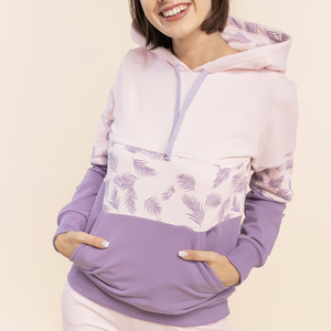 Sudadera con Capucha Casual para Mujer, Estampada, Oversize, Estilo Y2K, Mezcla de Poliéster/Algodón, Impresión por Transferencia de Calor, Logotipo Personalizado - Product Image 3