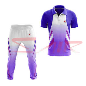 Men's Comfortable Short Sleeve <b>Cricket</b> <b>Top</b> and Trouser Breathable Sports Uniform Made in <b>Pakistan</b> - Product Image 1