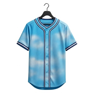 เสื้อเบสบอลเยาวชนแบบปักลายสไตล์อเมริกัน สีเหลืองและเขียว ลายบล็อกสีทั้งตัว แบบซับลิเมชั่น สั่งทำได้ - Product Image 1