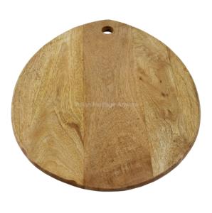 Planche à découper ronde en bois écologique IHA, pièce unique, indispensable pour la cuisine et la salle à manger - Product Image 1