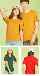 T-shirts imprimés gratuits à la conception de lavage vintage pour hommes et femmes Tissu imprimé à la cire batik personnalisé en pur coton Images avec logo personnalisé - Product Image 3