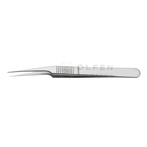 แหนบต่อขนตาสีชมพูแหนบขนตาผลิตภัณฑ์ที่กำหนดเองแหนบปลายจมูกเข็ม - Product Image 3