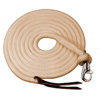 Laisse pour cheval en matériau P.P, laisse solide et souple de 2 mètres avec crochet à clip robuste, couleurs personnalisées, logo personnalisé, vente en gros, meilleur prix