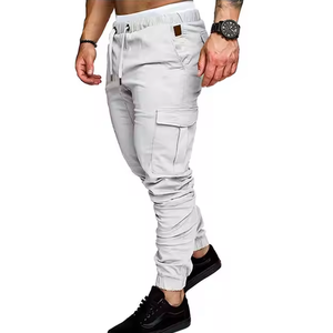 Pantalon Cargo léger multi-poches couleur unie pantalon Cargo à séchage rapide pour adulte taille Cargo pantalon pour hommes - Product Image 2