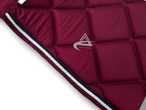 แผ่นรองอานม้าแบบกระโดดผ้าฝ้ายผสมโพลีคอตตอนสำหรับม้า - Product Image 3