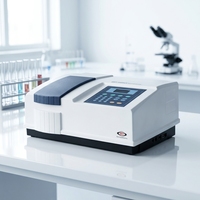 Spectrophotomètre UV Visible BRT-5400UV, cellule photoélectrique en silicium, lampe au tungstène au deutérium pour la recherche scientifique en chimie et biologie