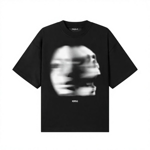 เสื้อยืดผู้ชายคอลเลคชั่นใหม่ฤดูร้อนปี 2025 น้ำหนัก 230 กรัม ผ้าฝ้ายถัก 100% พิมพ์ลาย ทรงโอเวอร์ไซส์ สไตล์วินเทจ ระบายอากาศได้ดี เป็นมิตรต่อสิ่งแวดล้อม ไม่เป็นขุย - Product Image 1