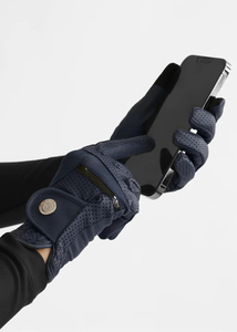 Gants d'équitation en cuir professionnel ultra respirants, nouvelle collection, prix de gros, logo personnalisé, pour l'hiver. - Product Image 3